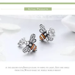 Honey Bee Jewelry Set, Sterling Silver, GORGEOUS! High quality, Unique!