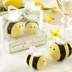 Honey Bee Salt and Pepper Shakers and Honey Pot--TOO cute! *