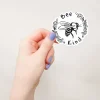 Honey Bee-Bee Kind Floral Vinyl Decal