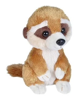 Hug'Ems-Mini Meerkat Realistic Stuffed Animal