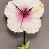 Hummingbird & Hibiscus Pendulum Wall Clock