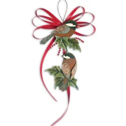 Hummingbird, Chickadee or Cardinal Metal Art Bouncy Ornaments