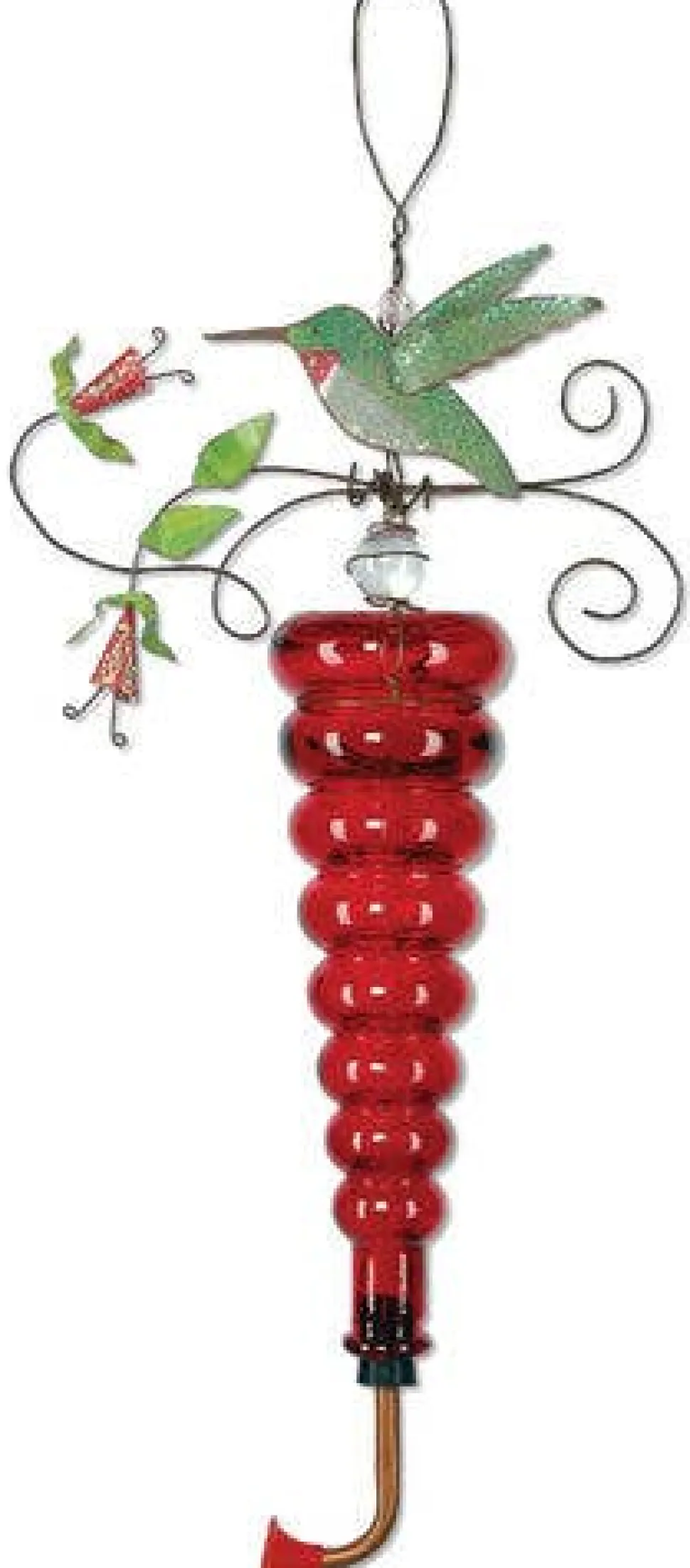 Hummingbird Feeder Metal Art Porch, Patio or Garden Decoration *
