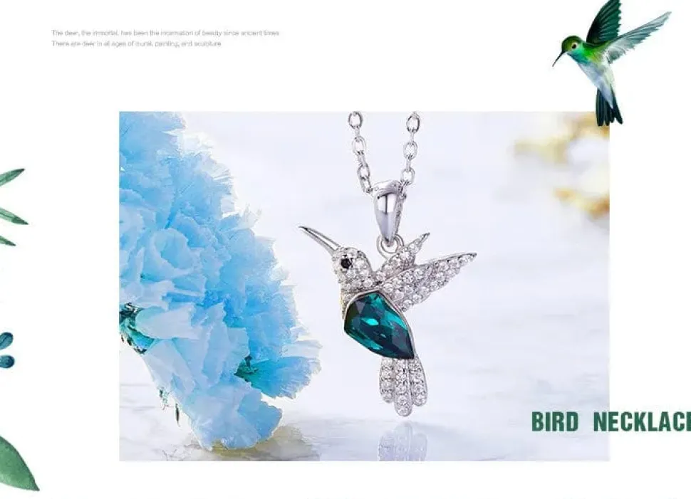 Hummingbird Jewelry Sterling Silver