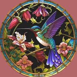 Hummingbird Tempered Glass Cutting & Charcuterie Board