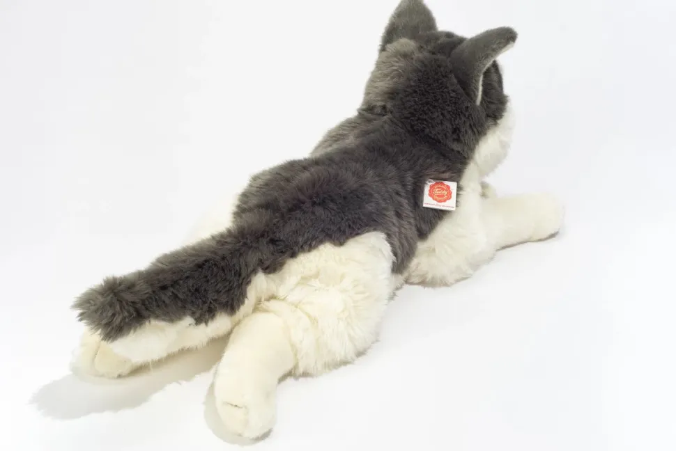 Husky Plush Large Size Floppy Lying by Teddy Hermann