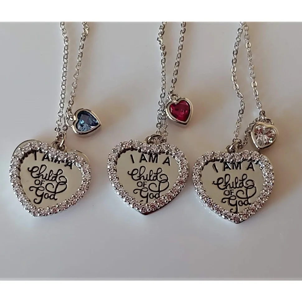 I AM A CHILD OF GOD Sterling Silver Inspirational Necklace! Only $59.95!