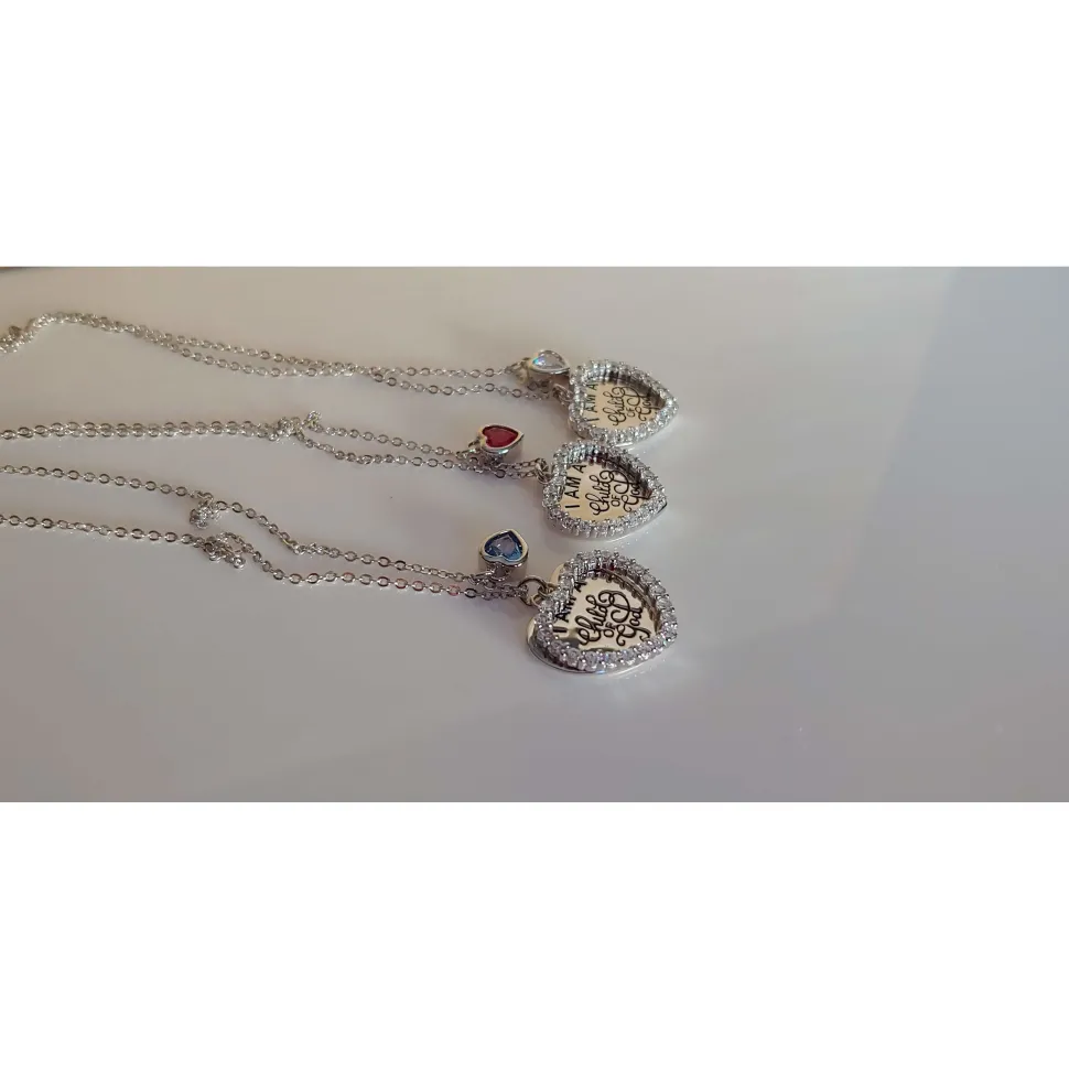 I AM A CHILD OF GOD Sterling Silver Inspirational Necklace! Only $59.95!