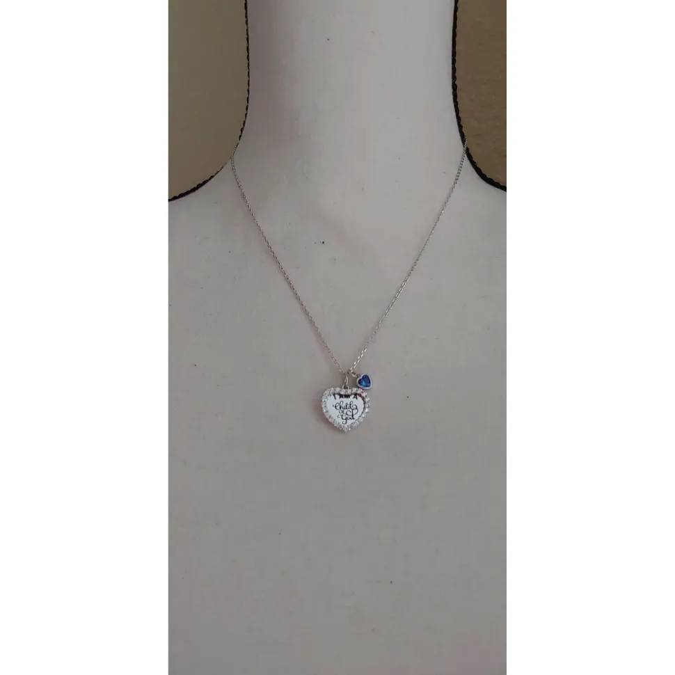 I AM A CHILD OF GOD Sterling Silver Inspirational Necklace! Only $59.95!