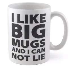 I Like Big Mugs Giant Coffee Mug