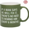 If a Man Says He'll Fix It, There's No Need to Remind Him Every 6 Months! Great Gift! *