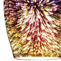 Illusions Pendant Light Fixtures with Hand-Blown Fireworks Glass Globes