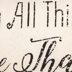 In All Things Give Thanks Throw Pillow Farmhouse Country