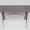 Indoor/Outdoor Iron Garden Table in Antique Bronze "Valley Forge"