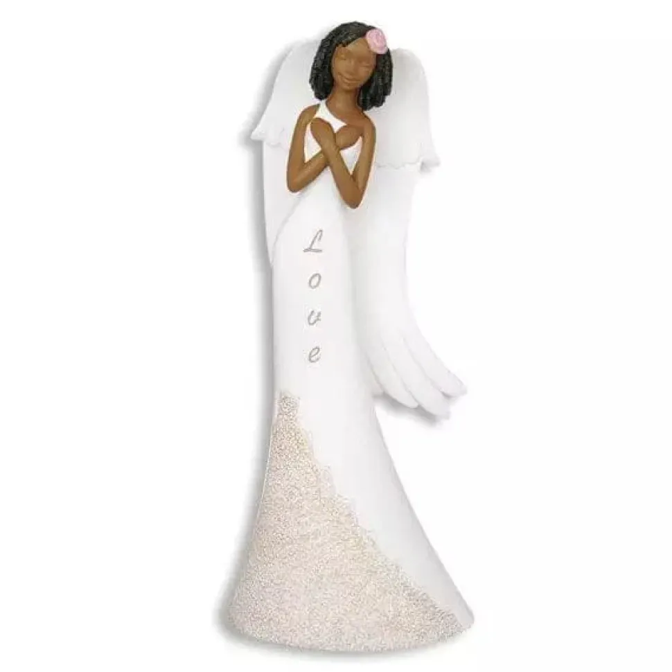 Inspirational Angels Love Hope Faith-Dark Skin