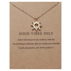 Inspirational Carded Gift Necklaces for Girls