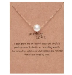 Inspirational Carded Gift Necklaces for Girls