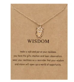 Inspirational Carded Gift Necklaces for Girls