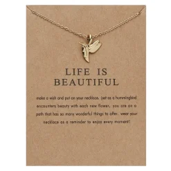 Inspirational Carded Gift Necklaces for Girls