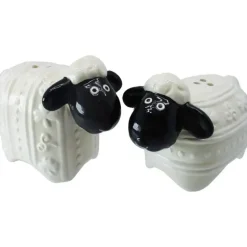 Irish Sheep Salt and Pepper Set Gift Boxed Made in Ireland