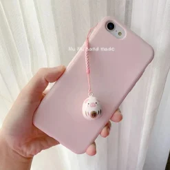 Japanese Lucky Pig or Koi Bell Laniard Handmade