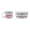 Jingle Paws Holiday Winterberry Dog Bowl and Matching Mug Set by Fitz & Floyd