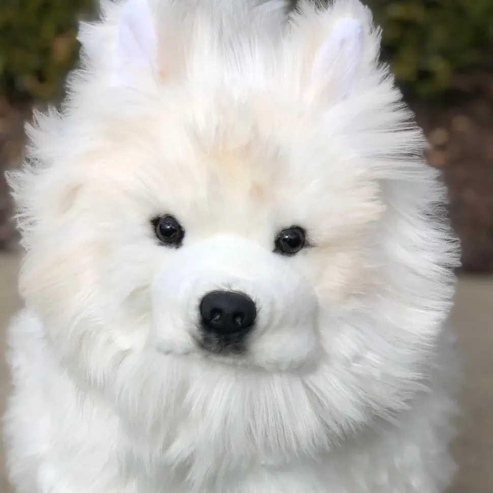 JoJo Our Life Size Samoyed Plush Dog