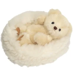 Jonas Teddy Bear 20 cm in Cuddle Bed - Limited Collector's item by Teddy Hermann