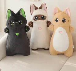 Kawaii Large Kitty Cat or Pink Pig Pillow Plush Animals 55cm Tall!