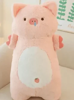 Kawaii Large Kitty Cat or Pink Pig Pillow Plush Animals 55cm Tall!