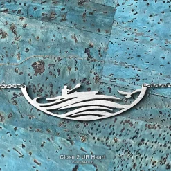 Kayaker Stainless Steel Necklace-Made in the USA!