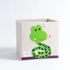 Kid's Animal Storage Cubes Large with Lids Heavyweight Foldable *