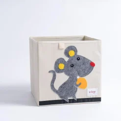 Kid's Animal Storage Cubes Large with Lids Heavyweight Foldable *