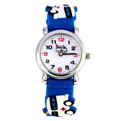 Kid's 3D Watch with Bees, Bugs, Cops & Animals! So Cute & Colorful! Quartz