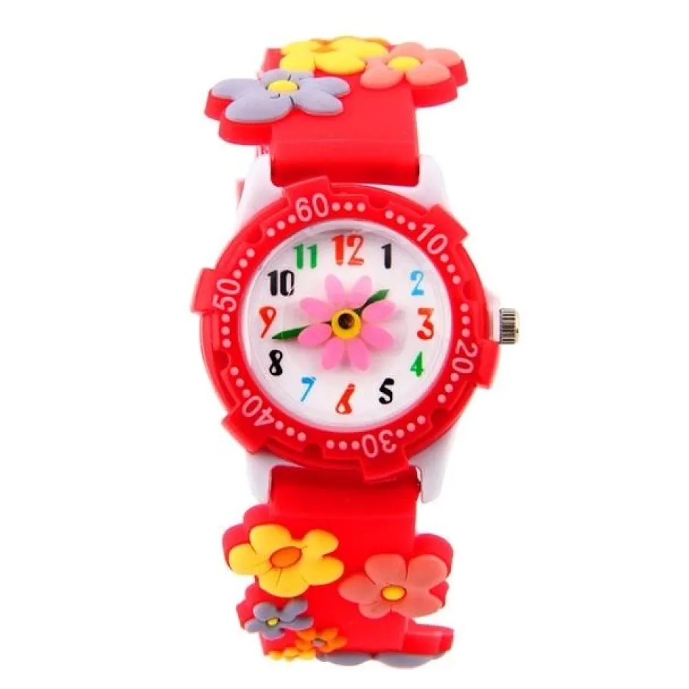 Kid's 3D Watch with Bees, Bugs, Cops & Animals! So Cute & Colorful! Quartz
