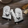 Kitchen Oven Mitts Chicken Wire Design