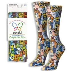 Knee High Compression Socks that are CUTE! Feel Good & Look Cute Too! *