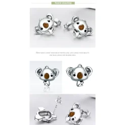 Koala Jewelry! Necklace, Rings, Charms and Earrings Beautiful Sterling Silver for Koala Bear Lovers!
