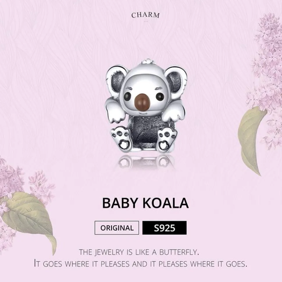 Koala Jewelry! Necklace, Rings, Charms and Earrings Beautiful Sterling Silver for Koala Bear Lovers!