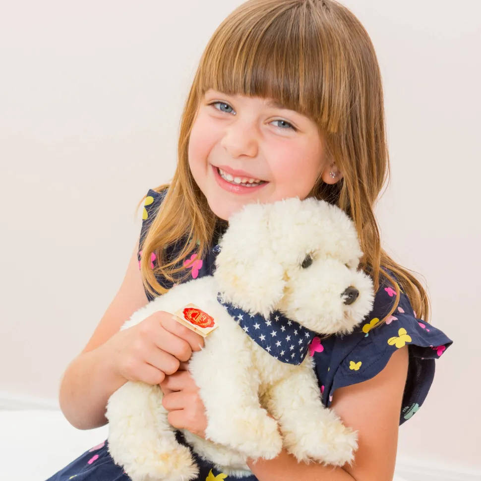 Labradoodle sitting 28 cm - plush toy - soft toy by Teddy Hermann -