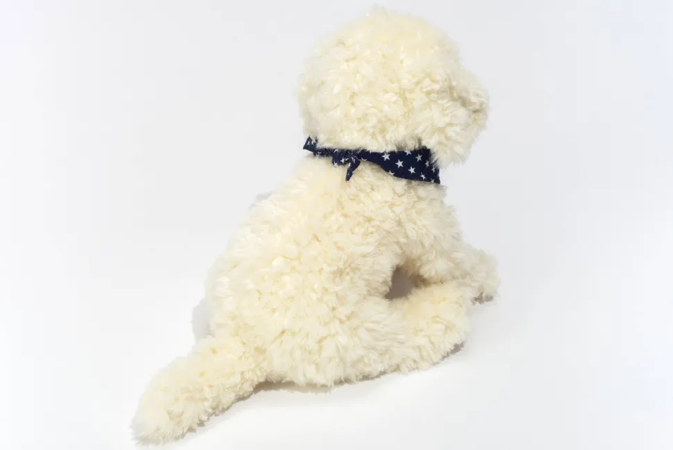Labradoodle sitting 28 cm - plush toy - soft toy by Teddy Hermann -