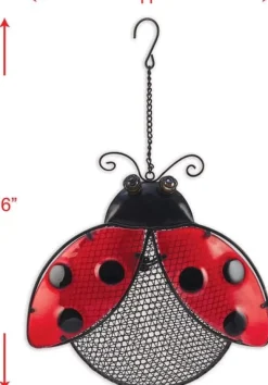 Ladybug Bird Feeder