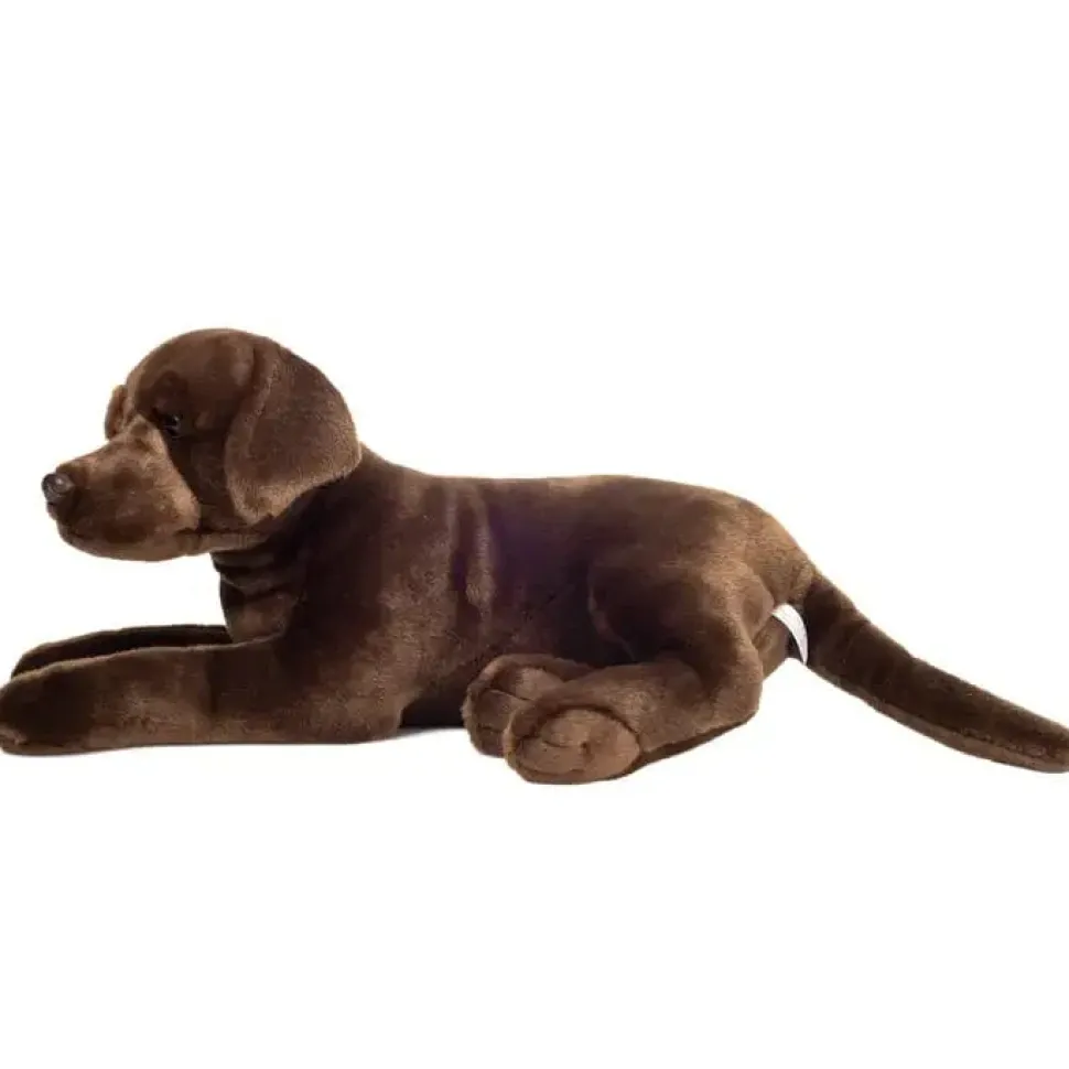 Large Floppy Chocolate Labrador Plush by Teddy Hermann 50cm