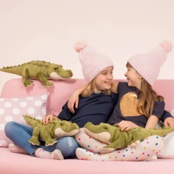 Large Happy Plush Nile Crocodile 60 cm by Teddy Hermann