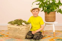 Large Happy Plush Nile Crocodile 60 cm by Teddy Hermann