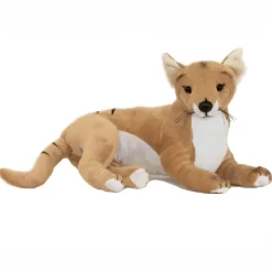 Large Lifelike Lying Tasmanian Tiger Size 40cm/15.7″ Eco Friendly