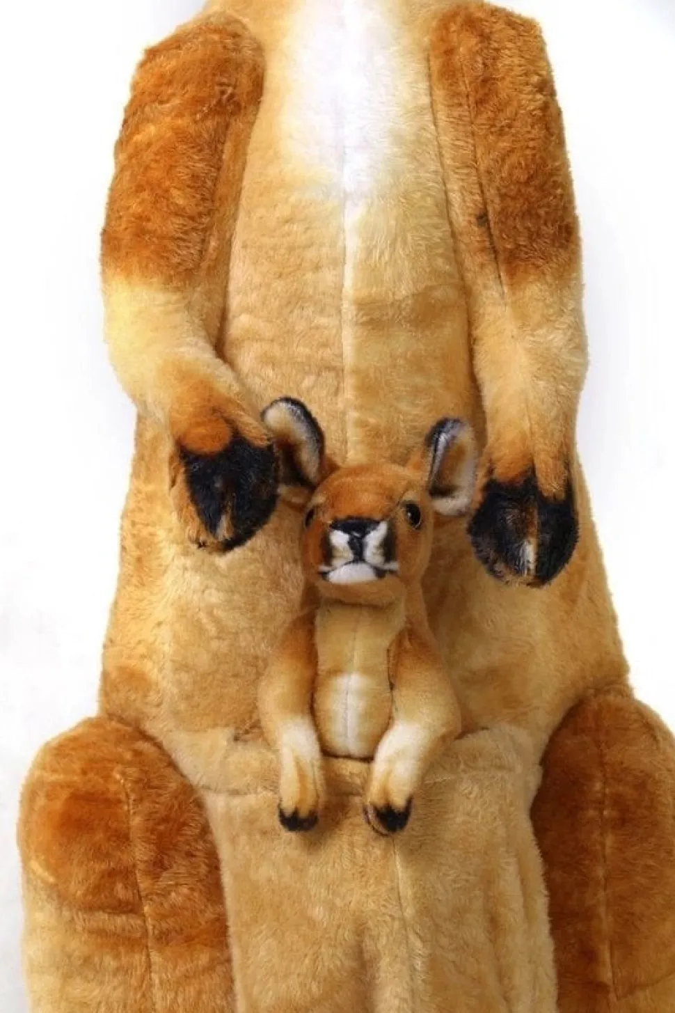 Large Lifelike Red Kangaroo with Joey-38" tall!