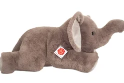Large Plush Floppy Elephant Lying 55 cm by Teddy Hermann