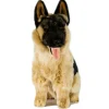 Large Plush Realistic Sitting German Shepherd Stuffed Toy Dog