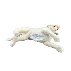 Large Plush Yellow Labrador Retreiver Lifelike w or w/o Satin Pocket Eco Friendly
